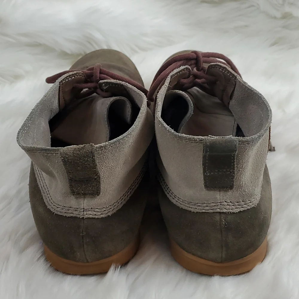 Sorel suede Greely Chukka winter shoes lace up men size 12